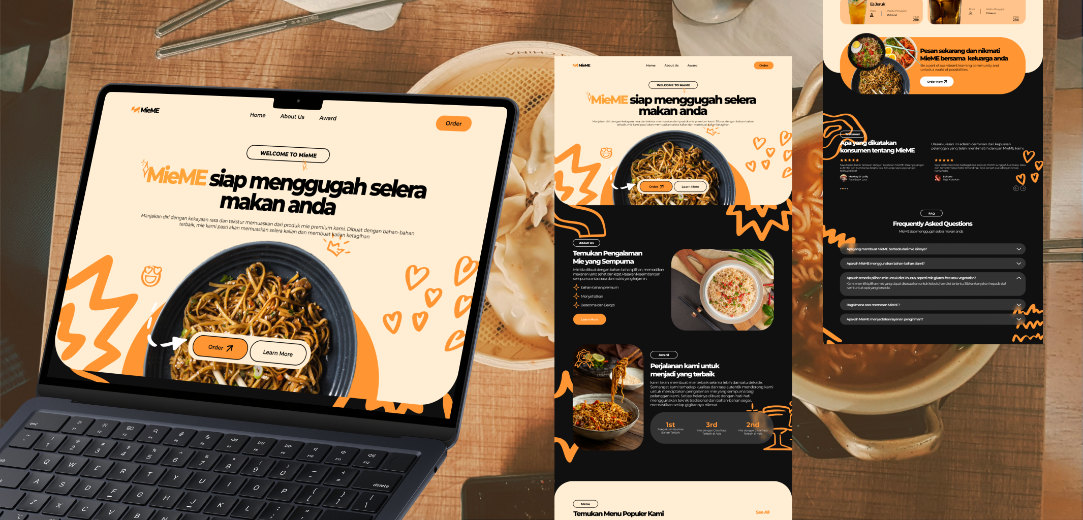 MieME Website Preview
